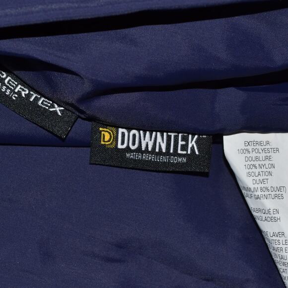 LL Bean Quilted Down Puffer Jacket Blue Size XL - Picture 6 of 6